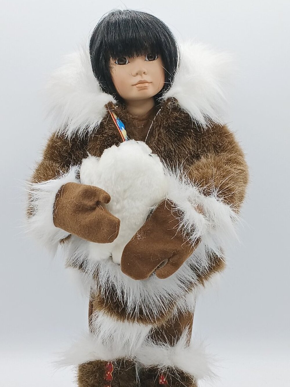 Georgetown Collection Porcelain Alaskan Native American Doll Tulu 1992